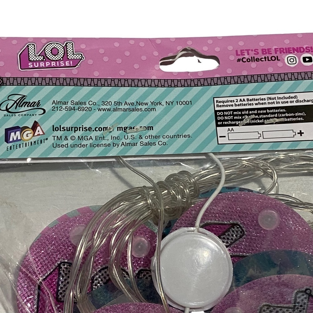 LOL Surprise LED String Lights Decorations - Picture 4 of 5
